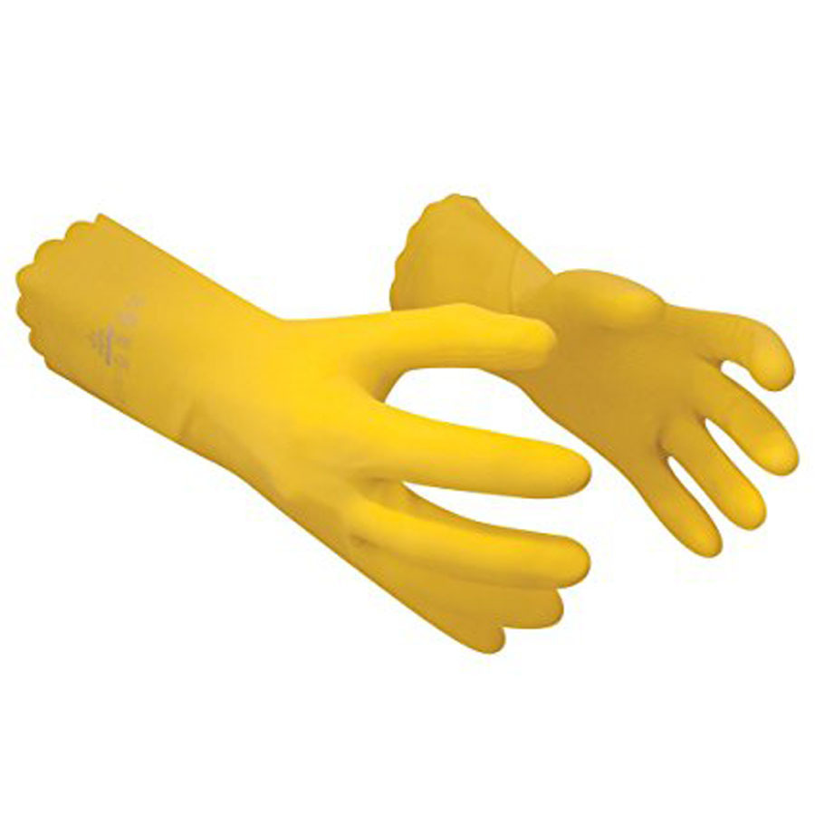 Polyco 274/5/6 Pura Lined Yellow PVC Glove