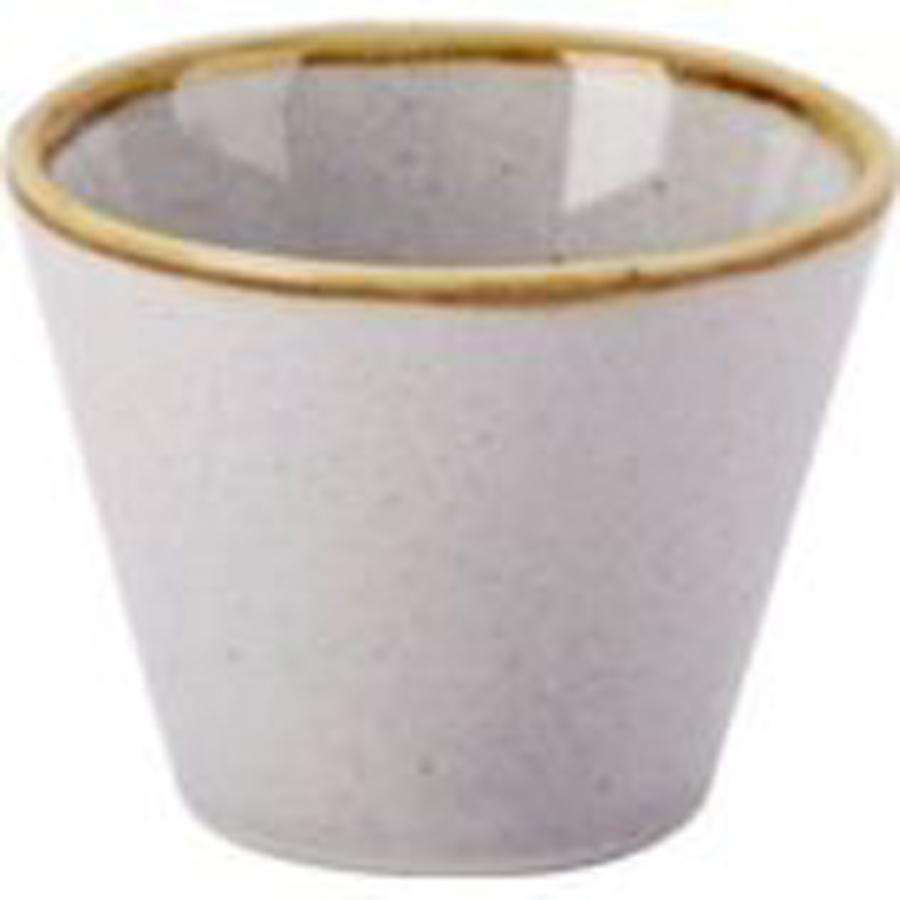 Seasons By Porcelite Porcelain Stone Round Conic Bowl 5.5cm 5cl 1.75oz