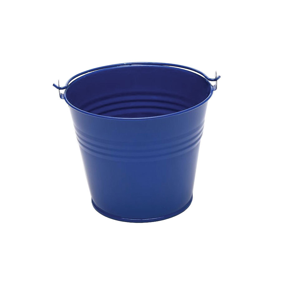 Craftmill Blue Round Metal Bucket 8x7cm
