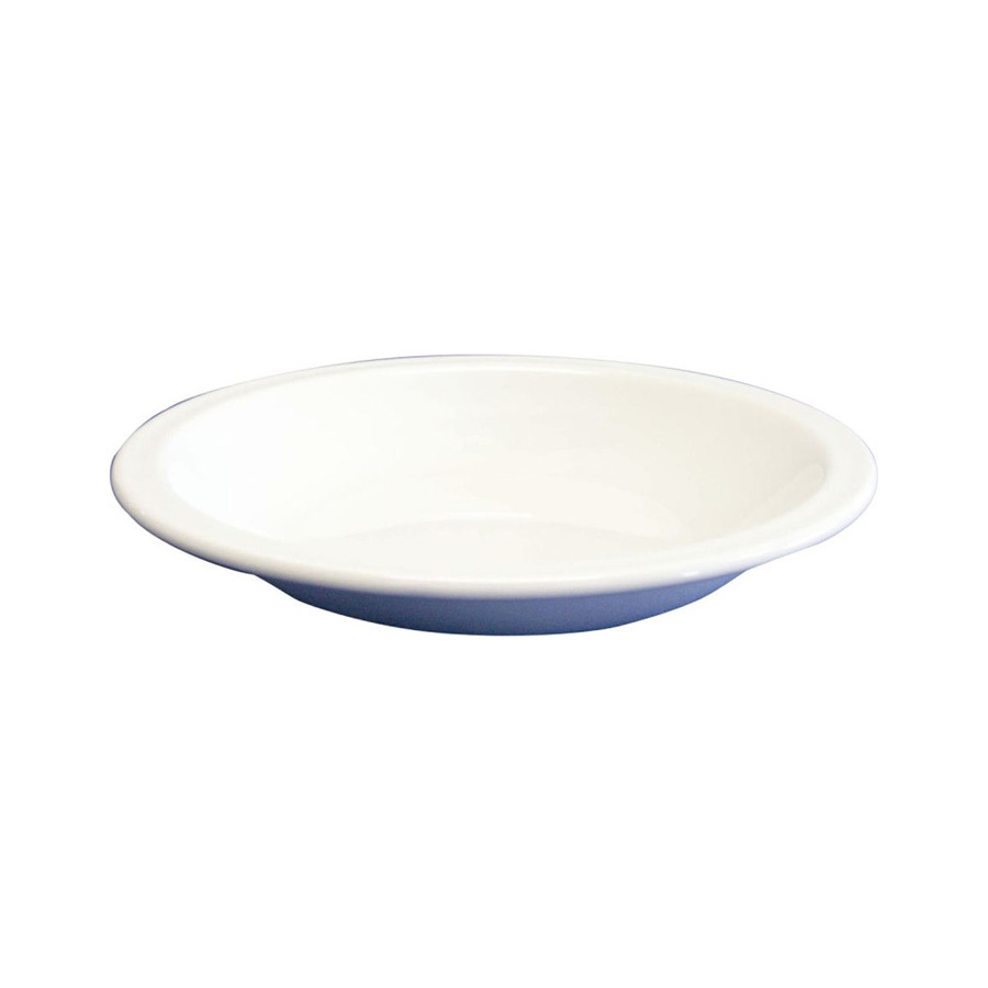 Churchill Nova Vitrified Porcelain White Round Rimmed Soup Bowl 21cm