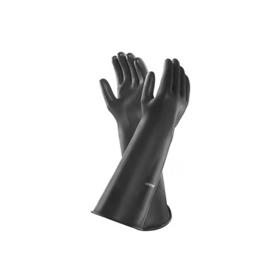 Ansell Emperor Gloves Pair Rubber Black 610mm Large