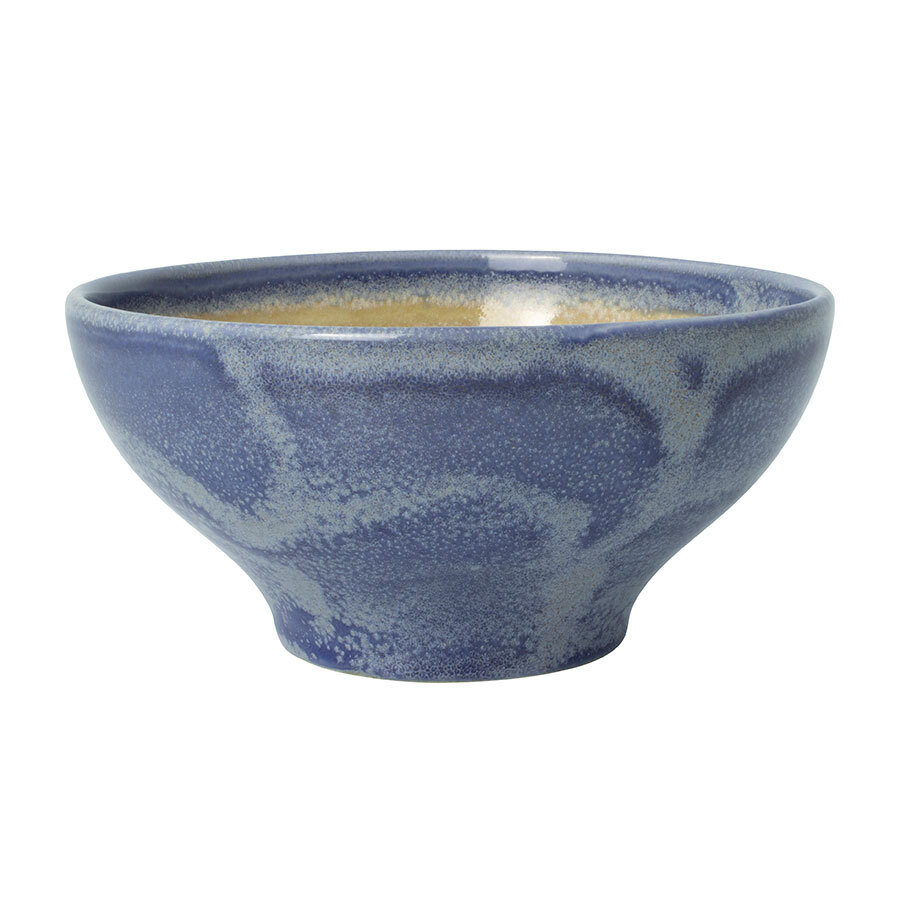 Steelite Aurora Vitrified Porcelain Round Revolution Bluestone Tulip Bowl 14cm