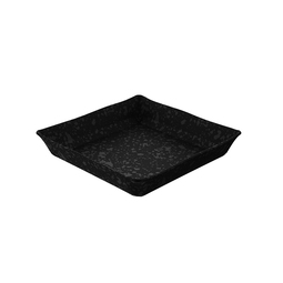 Dalebrook Mineral Black Melamine Square Dish 28x5cm 2 Litre