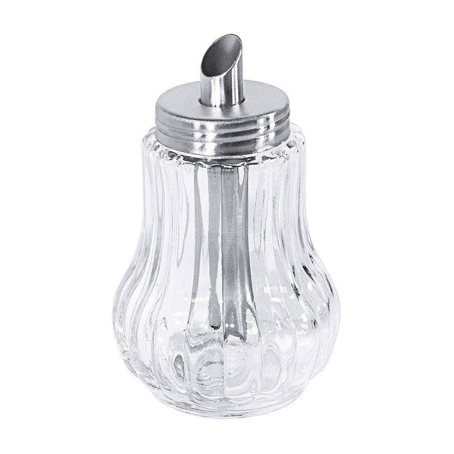 Contacto Glass Sugar Pourer With 18/0 Stainless Steel Screw Top 150ml