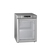 Gram Compact KG220 RG 2W Refrigerator - 77 Litre - Glass Door - Stainless Steel