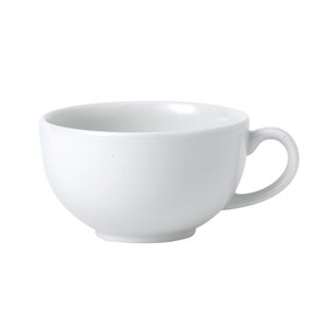 Churchill Café Vitrified Porcelain White Cappuccino Cup 28cl 10oz