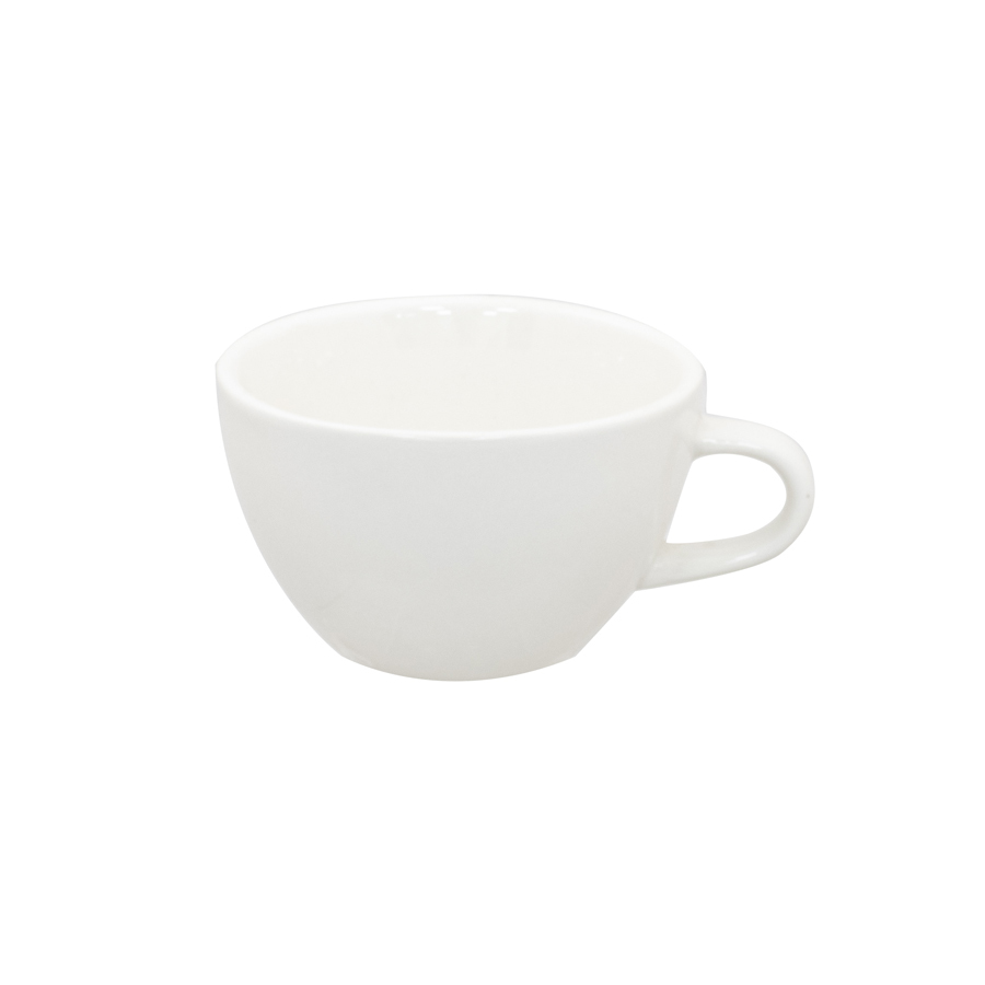 Superwhite Café Porcelain White Bowl Shaped Cup 45.4cl 16oz