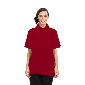 Unisex 100% Cotton Royal Red Polo Shirt
