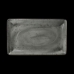 Steelite Urban Vitrified Porcelain Smoke Grey Rectangular Tray 27cmx16.75cm