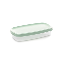 Harfield Vacutop Single Compartment Dish With Green Lid 24.6x12.6cm