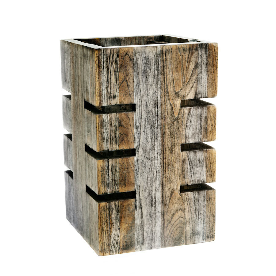 D.W. Haber Fusion Buffet System Ash Grey Teak Wood Buffet Riser 15.2x30.5cm