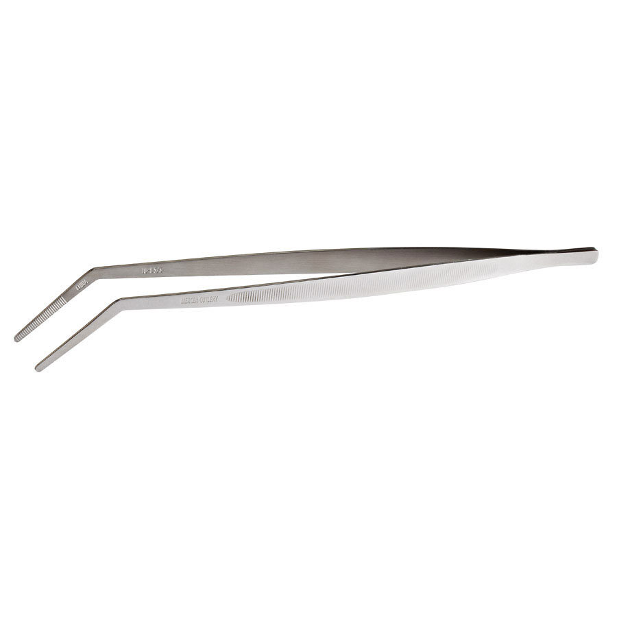 Mercer Precision Tongs Curved Tip Stainless Steel 29.8cm
