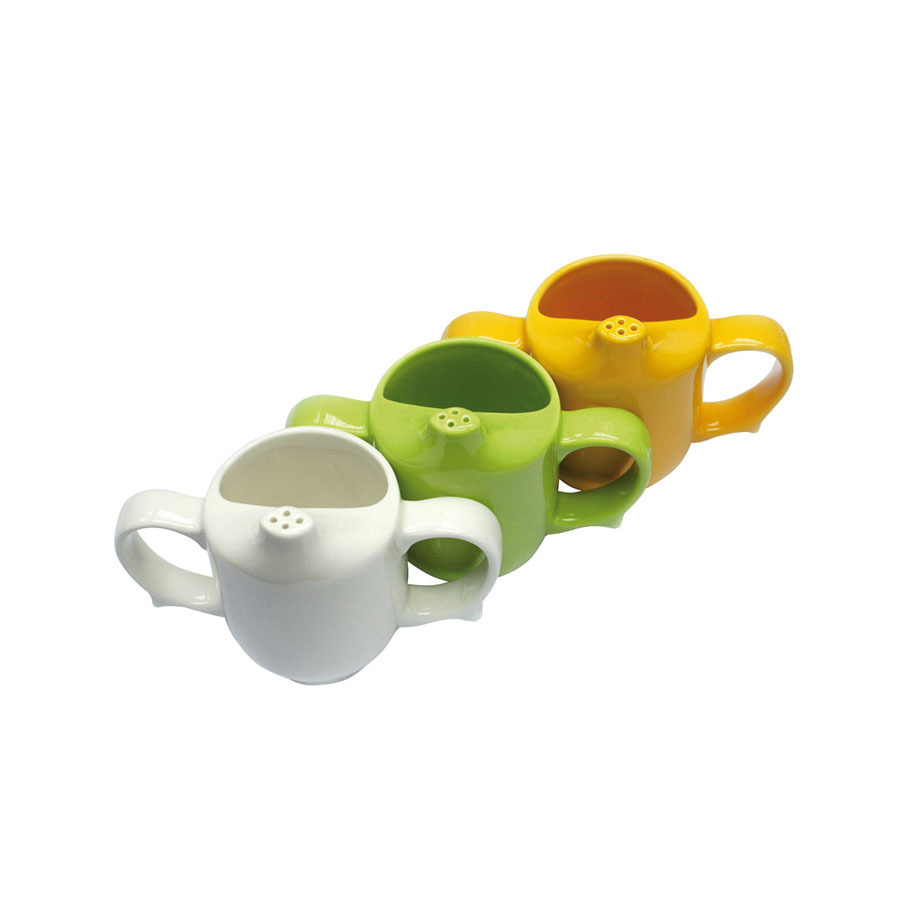 Dignity 2 Handle Holed Spout Feeder Cup Yellow