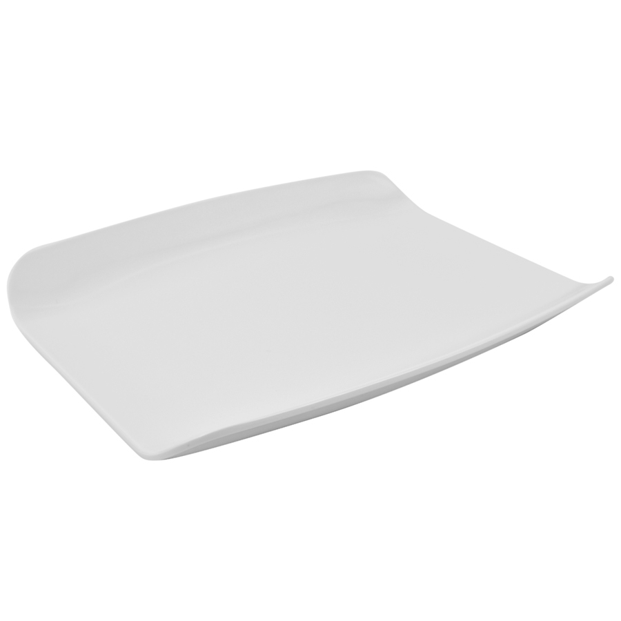 Dalebrook Melamine White Curved 1/2 Gastronorm Tray 32.5x26.5cm