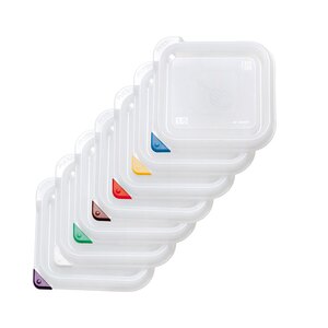 Araven Polypropylene Airtight Container Gastronorm 1/2 4ltr With ColourClips And Label