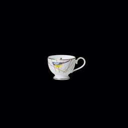 William Edwards Reed Bone China White Footed Espresso Cup 9cl 3oz