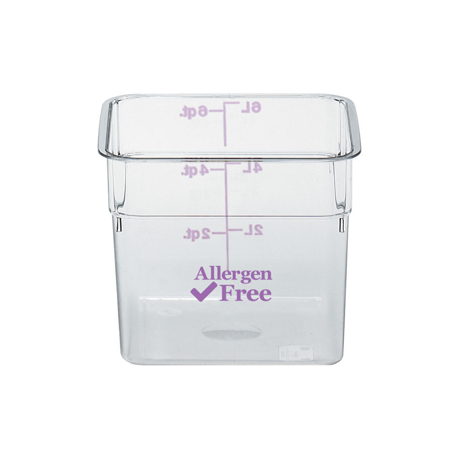 Cambro Camsquare Storage Container Allergen-Free Polycarbonate 17.2ltr
