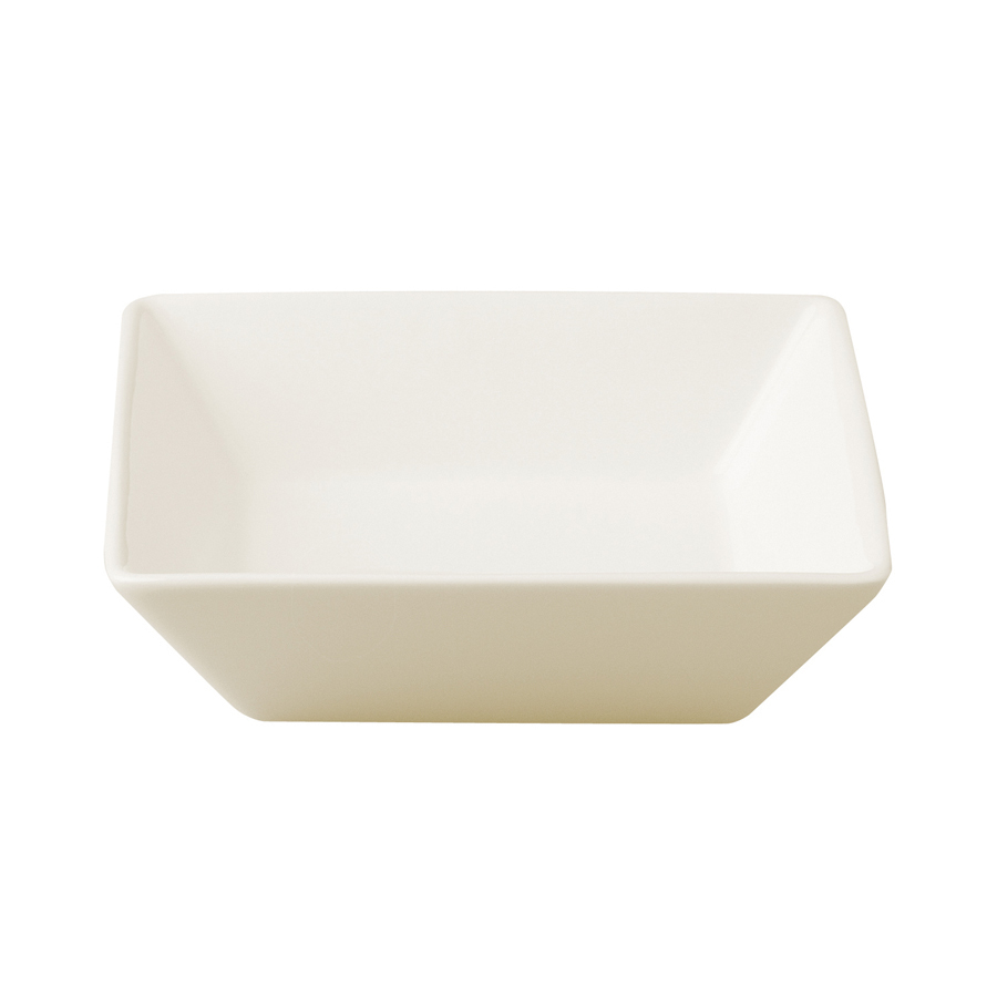 Rak Minimax Vitrified Porcelain White Square Bowl 9x4.25cm