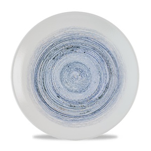 Churchill Elements Vitrified Porcelain Coast Round Coupe Plate 28.8cm