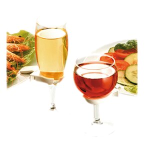 Plate Clip For Wine Glasses