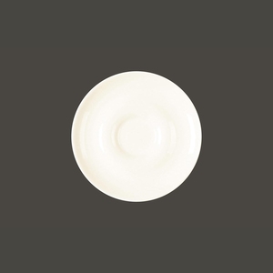 Rak Lyra Vitrified Porcelain White Round Saucer 15cm