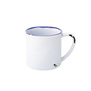 Utopia Avebury Blue Stoneware White Mug 10oz