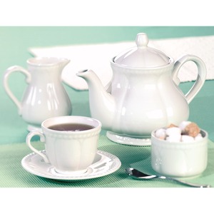 Churchill Buckingham Vitrified Porcelain White Teapot 20oz