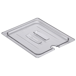 Cambro Gastronorm Notched Lid 1/2 Clear Polycarbonate
