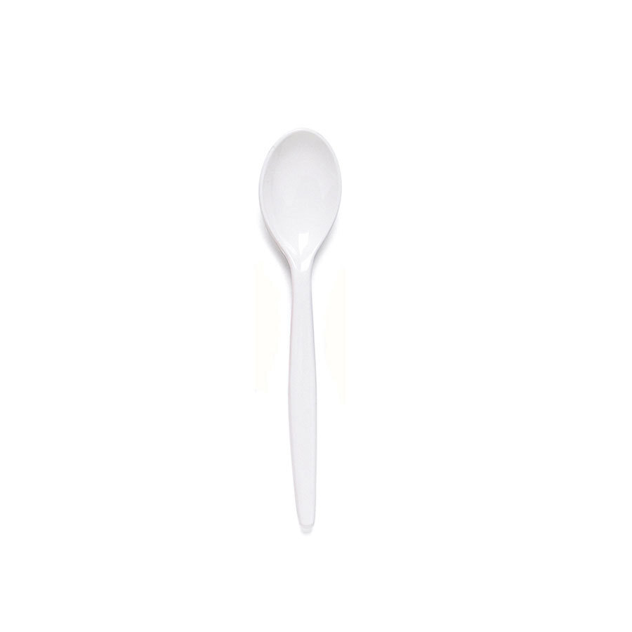 Polycarbonate Teaspoon White 14.5cm