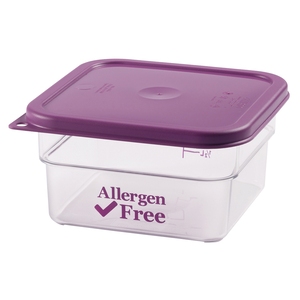Cambro Camsquare Storage Container Allergen-Free Polycarbonate 1.9ltr