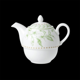 William Edwards Hive Bone China White Tea For One Teapot 46cl 16oz