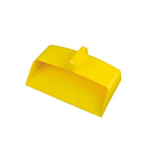 Hillbrush Enclosed Dustpan Yellow Plastic 305x195mm