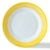 Arcoroc Brush Opal Yellow Round Dessert Plate 19.5cm 7.7 Inch