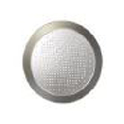 Pizza Pan 6.5in 196/167mm 15mm (H) Silver Anodized Perforated