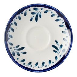 Dudson Harvest Mediterranean Vitrified Porcelain Round Cappucino Saucer 15.6cm