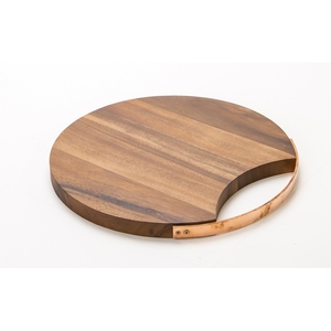 Rafters Grip Platter Board With Copper Handle
