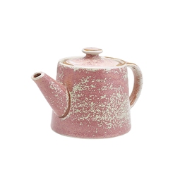 Genware Terra Vitrified Porcelain Rose Teapot 50cl 17.6oz