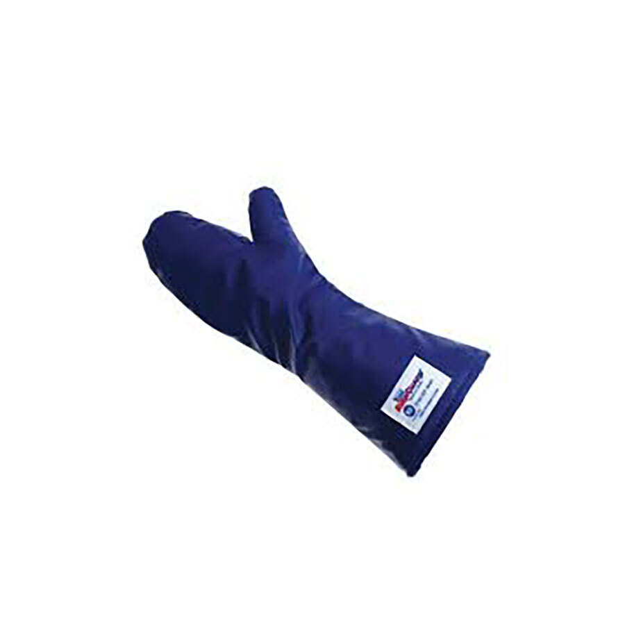 QuicKlean™ Burnguard Mitt With Kevlar in Hand Area Blue 18in
