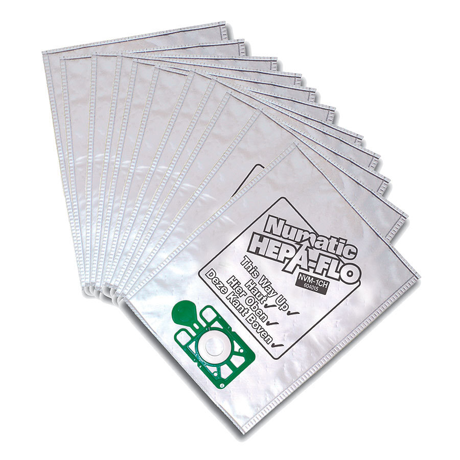 Numatic HepaFlo Vacuum Bags 604015 - Pack of 10