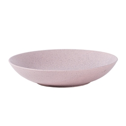 Artisan Armeria Vitrified Stoneware Round Pink Pasta Bowl 23cm