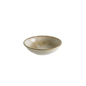 Bonna Sand Snell Vitrified Porcelain Round Deep Plate 13cm