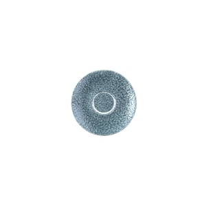 Churchill Studio Prints Raku Vitrified Porcelain Topaz Blue Round Saucer 15.6cm