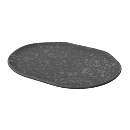 Dalebrook Mineral Agate Grey Crackle Oval Platter 22.9x30.5cm