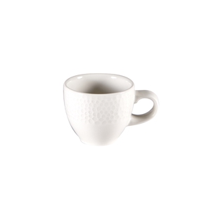 Churchill Isla Vitrified Porcelain White Espresso Cup 11cl 3.9oz