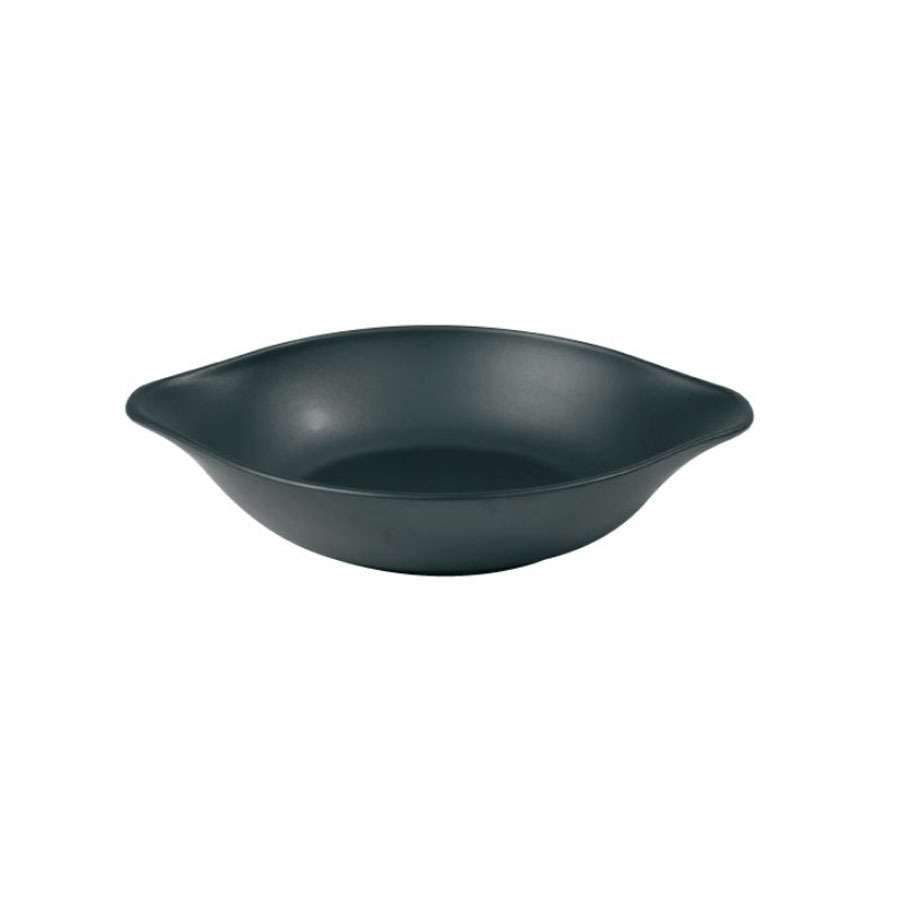 Ceraflame Eared Dish Black Round 27 x 22cm