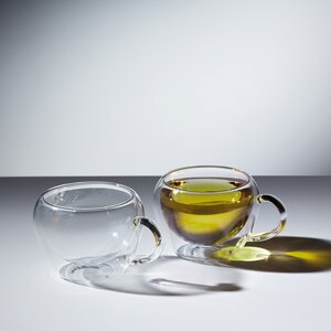 Le’Xpress Double Walled Glass Tea Cups