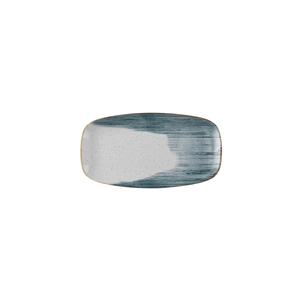 Churchill Stonecast Accents Vitrified Porcelain Blueberry Oblong Plate 35.5x18.9cm