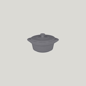 Chef's Fusion Mini Cocotte & Lid Grey 85x4cm112cl