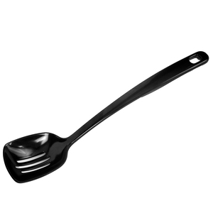 Slotted Spoon Black Melamine 31cm