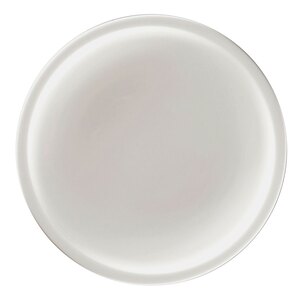 Rak Ease Vitrified Porcelain White Round Flat Coupe Plate 21cm